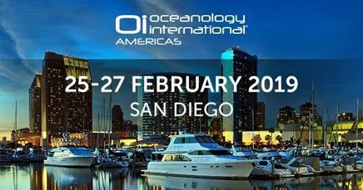 Баннер выставки Oceanology International Americas 2019 в Сан-Диего
