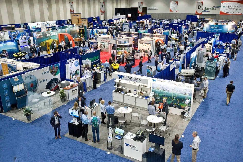 Зал выставки Oceanology International